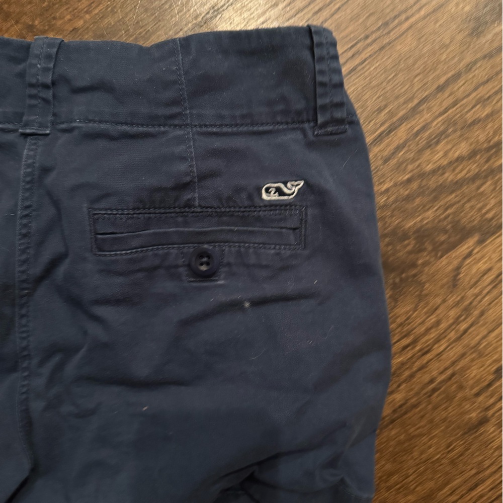 Vineyard Vines Blue Cargo Shorts Casual Cotton Blend